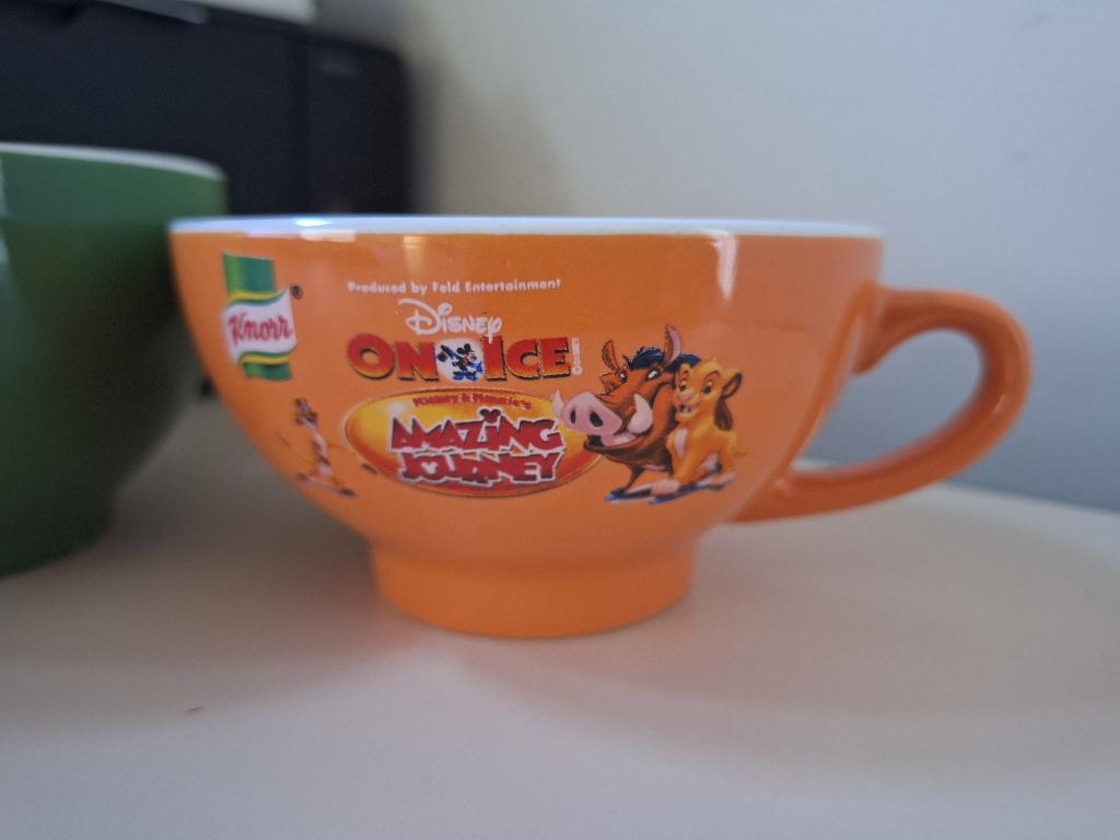 soepkop disney on ice, Ophalen of Verzenden, Overige figuren, Zo goed als nieuw, Servies