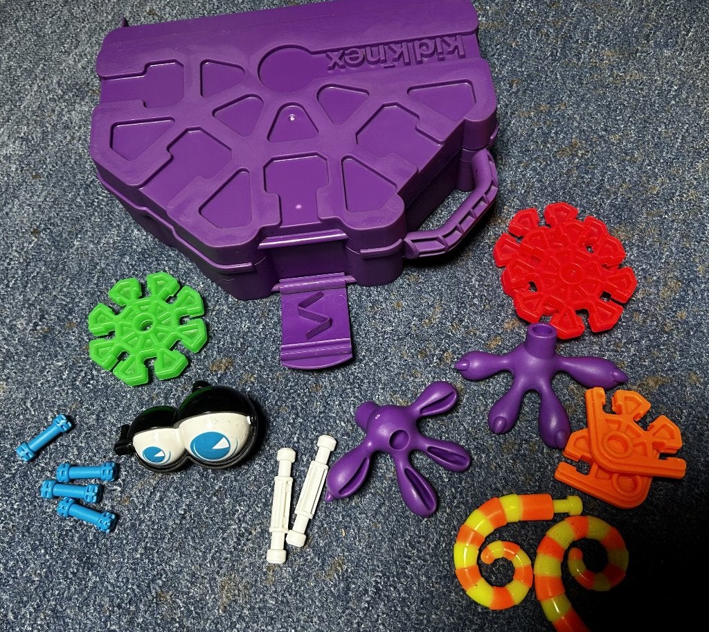 Kid K‘nex paarse koffer, Ophalen, Gebruikt, K'nex