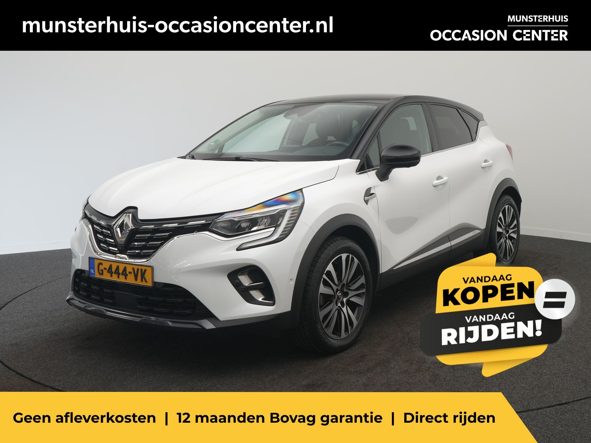 Renault Captur TCe 155 EDC Initiale Paris - RIJKLAARPRIJS -, 12 maanden, Gebruikt, Wit, Bedrijf