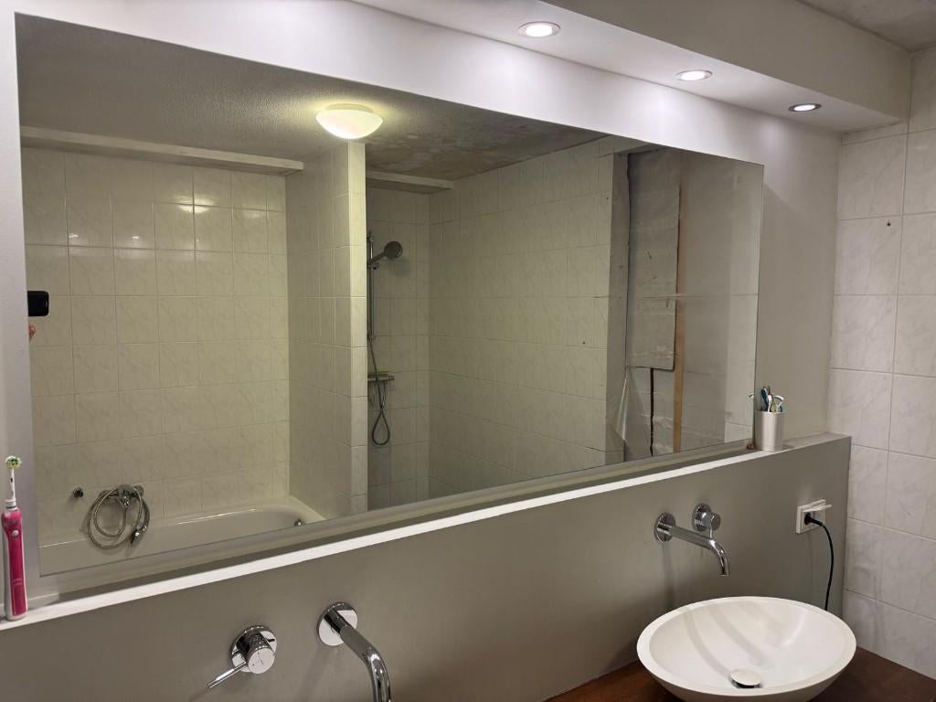 grote verwarmde badkamerspiegel, Ophalen, Zo goed als nieuw, Minder dan 25 cm, Minder dan 100 cm
