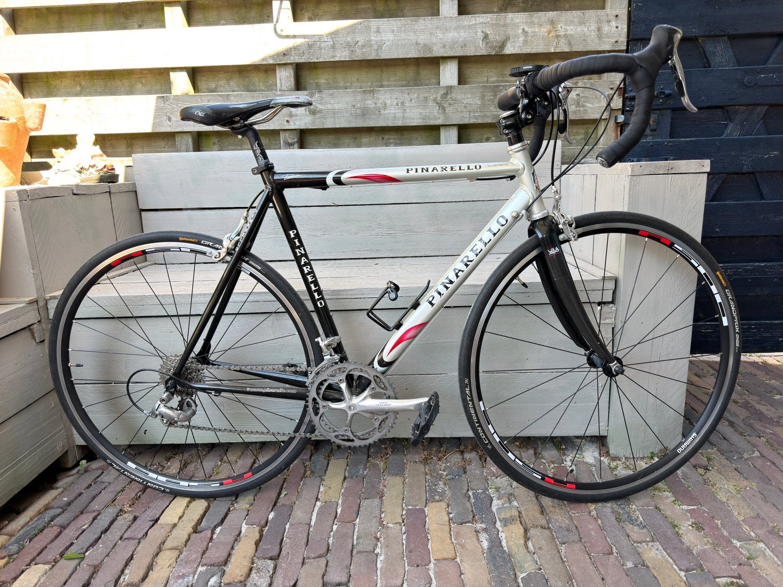 Pinarello racefiets, Fietsen en Brommers, 28 inch, Gebruikt, Aluminium, Meer dan 20 versnellingen