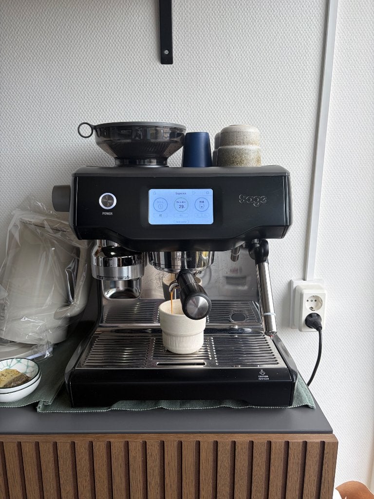 Sage Oracle Touch (truffle zwart), Ophalen, Espresso apparaat, 10 kopjes of meer, Koffiebonen