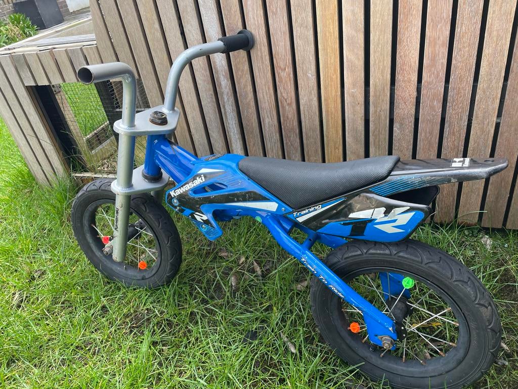 Kawasaki Loopfiets - Gebruikt, Kinderen en Baby's, Speelgoed | Buiten | Voertuigen en Loopfietsen, Gebruikt, Loopfiets, Ophalen