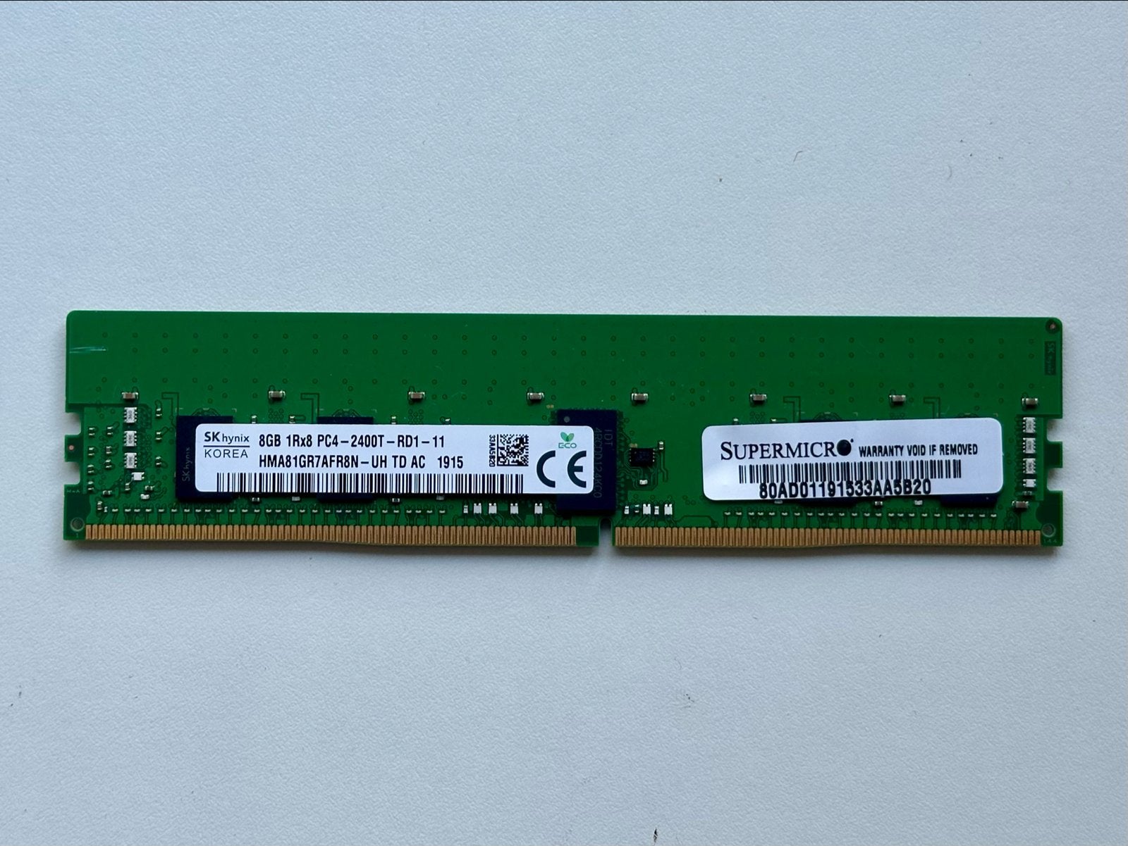 SK Hynix 8GB ECC DDR4 RAM, Computers en Software, Gebruikt, Server, DDR4, 8 GB