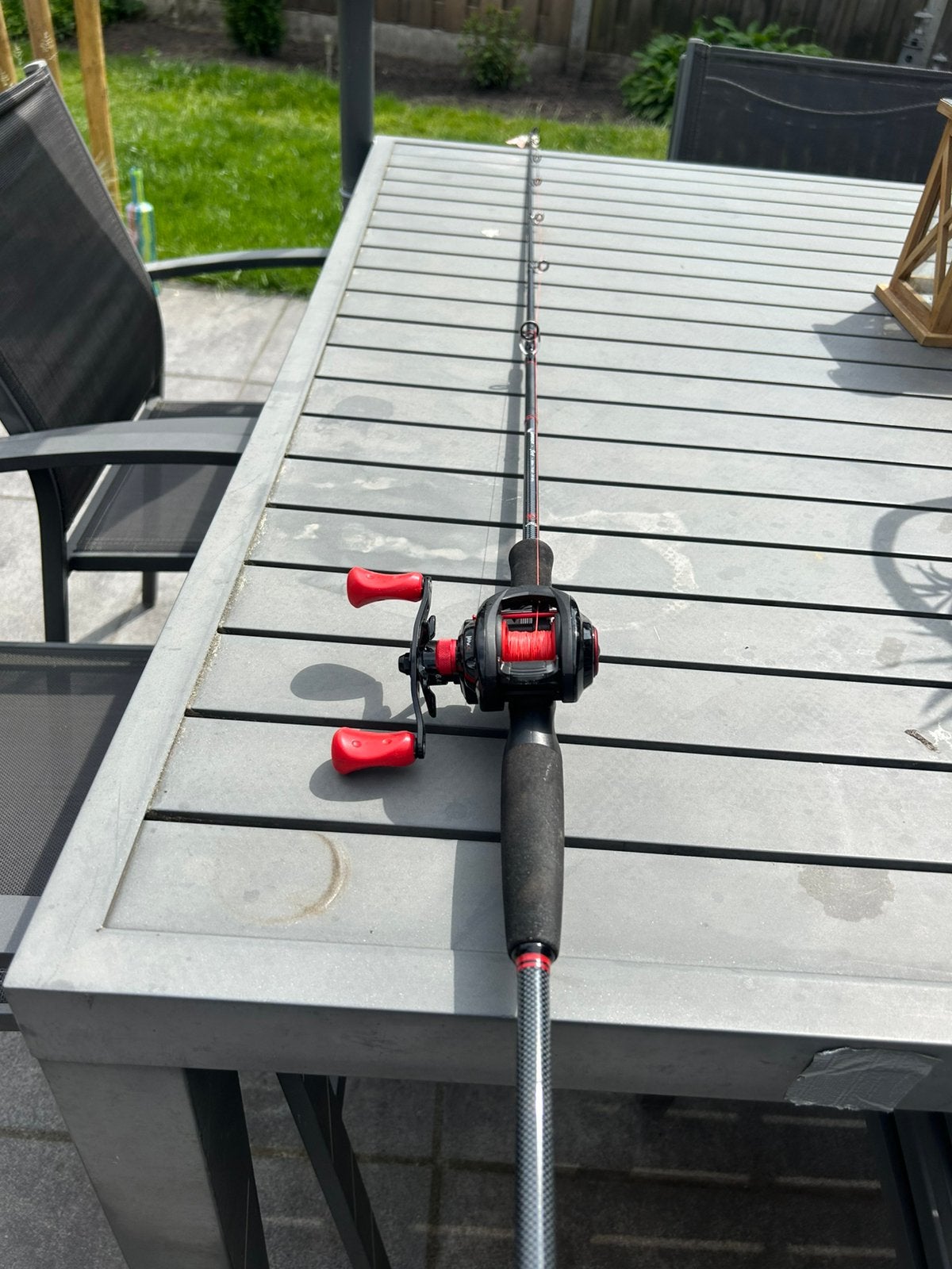 Vishengel (hengelsport) warrior jerk, Ophalen, Zo goed als nieuw, Complete hengel