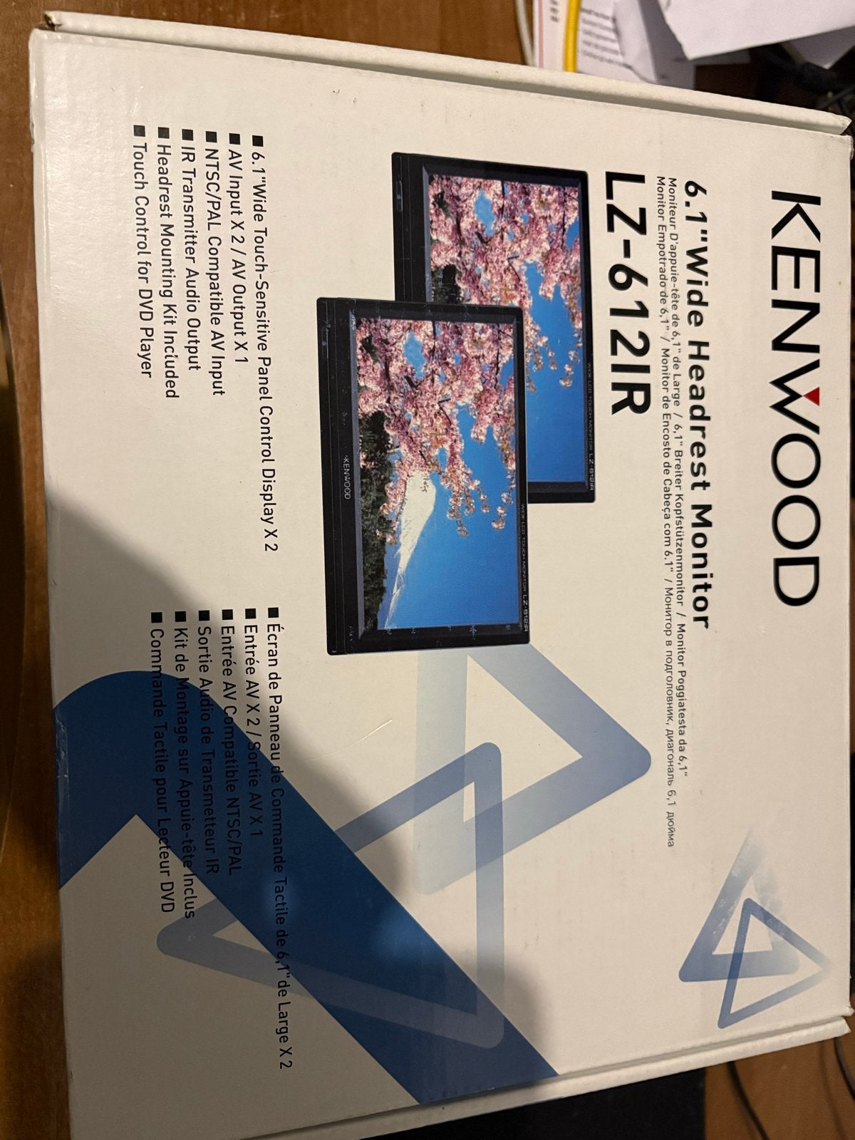 Kenwood LZ-612IR 6.1" Wide Hoofdsteun Monitor Nieuw, Ophalen of Verzenden, Nieuw