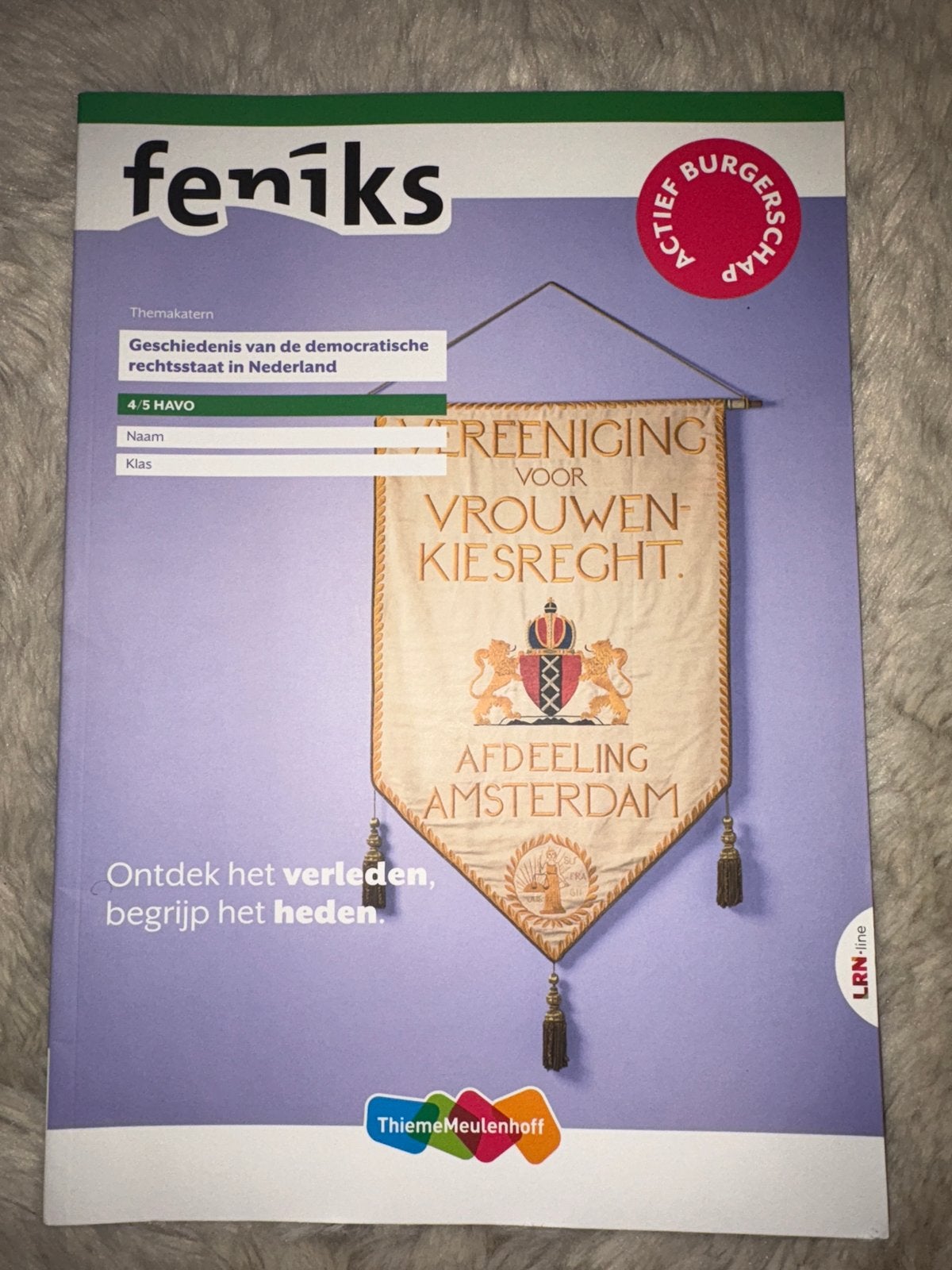 Feniks havo 4 en 5 Geschiedenis democratische rechtsstaat, Boeken, Ophalen of Verzenden, Zo goed als nieuw, HAVO, Geschiedenis