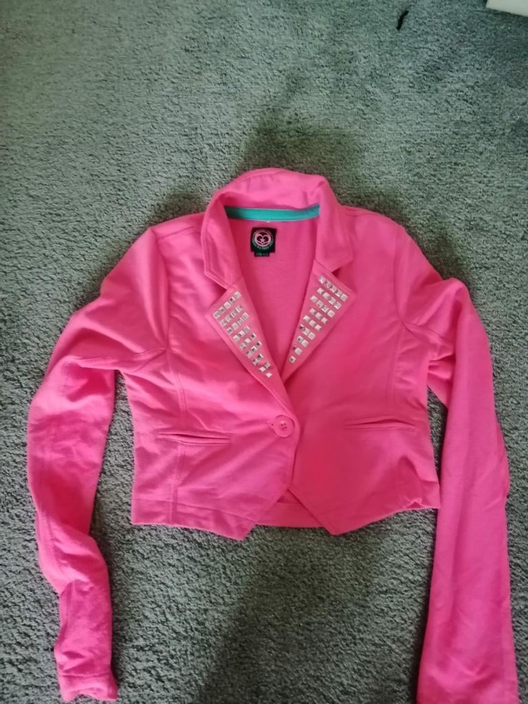 Leuk, kort roze Coolcat jasje 170/176, Ophalen of Verzenden, Gebruikt