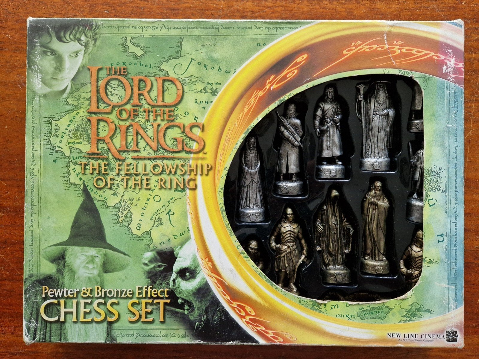 Lord of the Rings The Fellowship of the Ring schaakset, 2001, Ophalen of Verzenden, Gebruikt, Spel