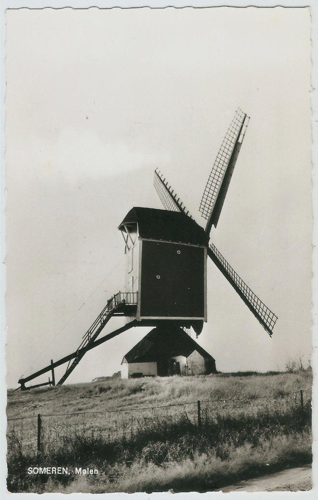 Someren Molen 1966, Ophalen of Verzenden, 1960 tot 1980, Gelopen, Noord-Brabant