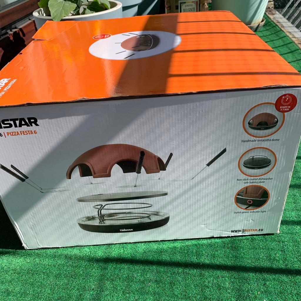 Tristar PZ-9156 Pizza Festa 6 - Nieuw in doos, Ophalen, Minder dan 45 cm, Oven, Nieuw