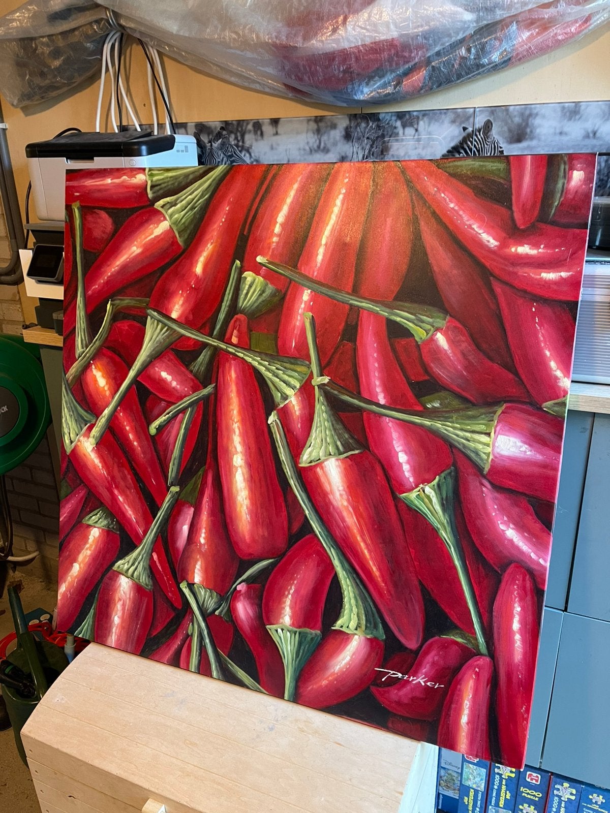 Canvas schilderij, Ophalen, Zo goed als nieuw, Schilderij