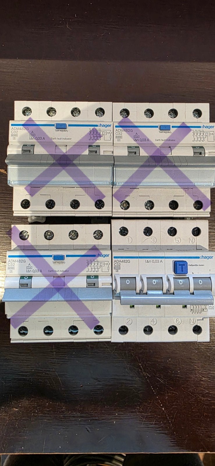hager c32 aardlekautomaat gewoone automaten, Ophalen of Verzenden