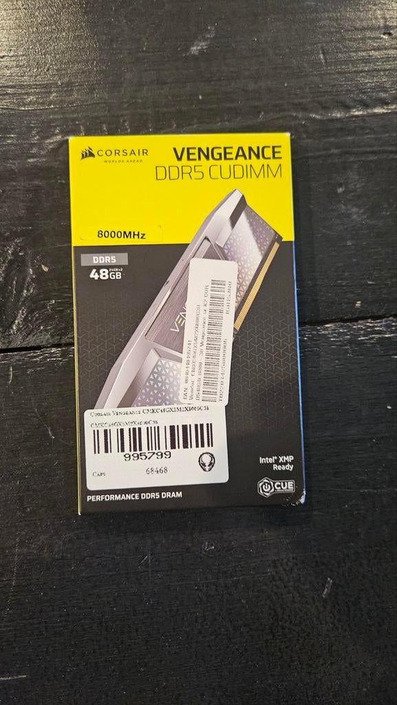 Corsair Vengeance DDR5 CUDIMM  2×24gb 8000 Mhz, Ophalen, Zo goed als nieuw, Desktop, DDR5