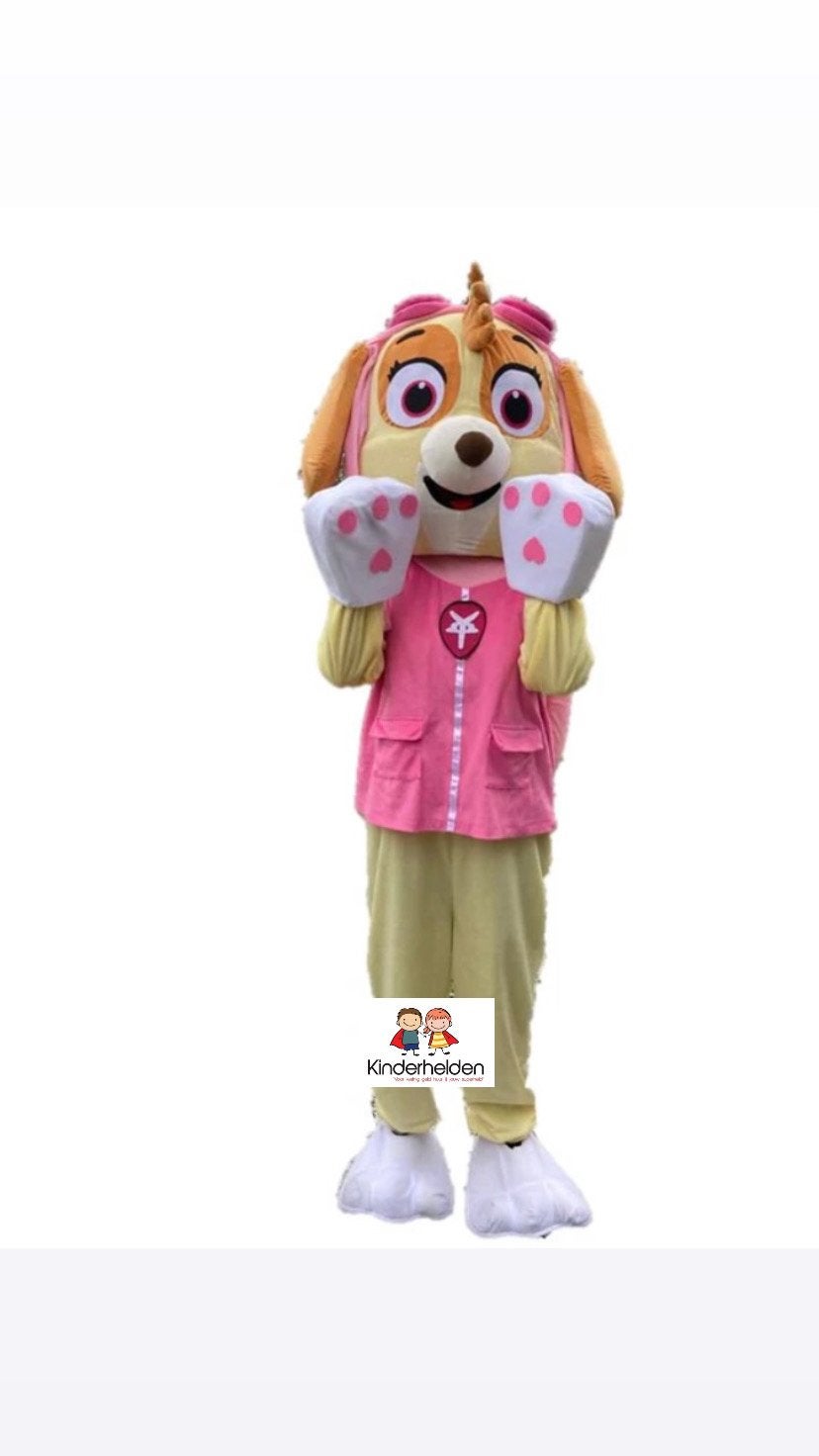 Skye mascotte te huur, Hobby en Vrije tijd, Ophalen, Zo goed als nieuw, Verjaardag