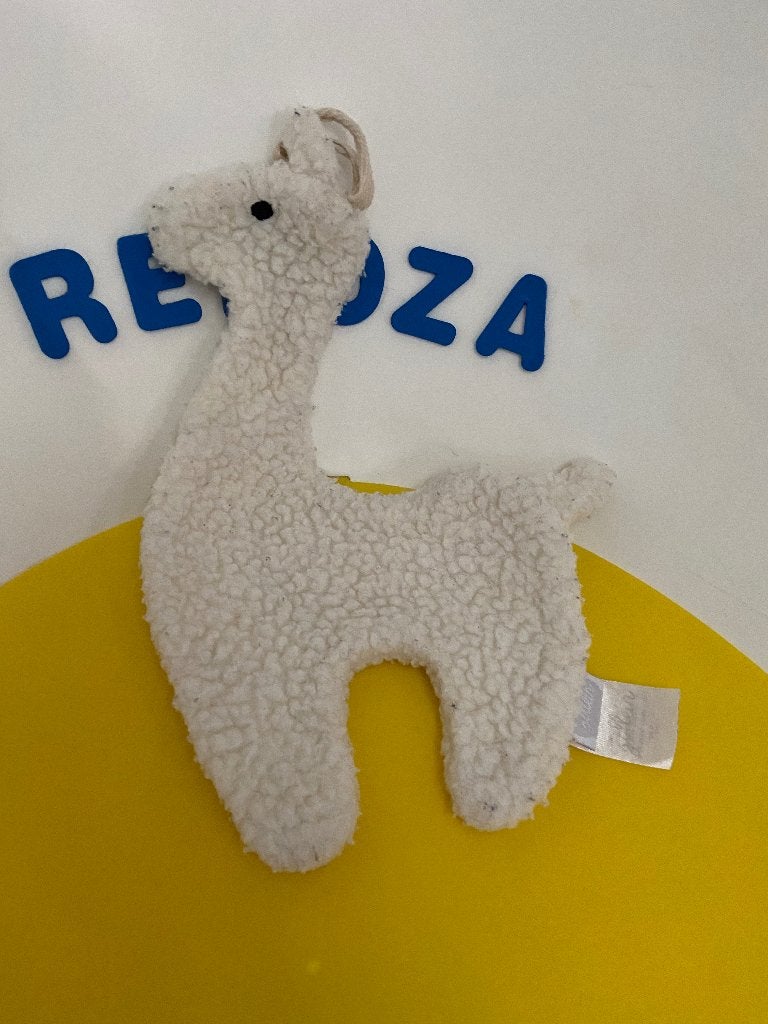 K2292 Jollein speendoekje lama alpaca wit, Kinderen en Baby's, Speelgoed | Knuffels en Pluche, Ophalen of Verzenden, Zo goed als nieuw