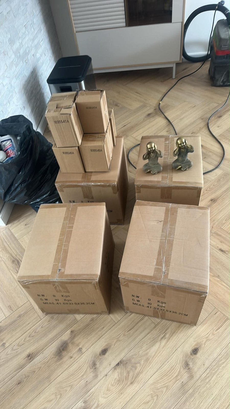 Partij 83 Shaolin Monnik Beeldjes H15cm, Verzamelen, Ophalen, Zo goed als nieuw, Religie