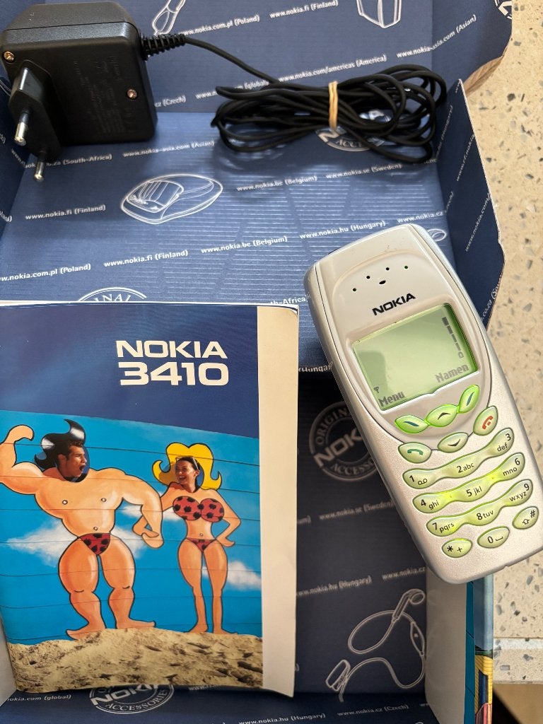 Nokia 3410, Telecommunicatie, Mobiele telefoons | Nokia, Verzenden, Geen camera, Fysiek toetsenbord, Zo goed als nieuw
