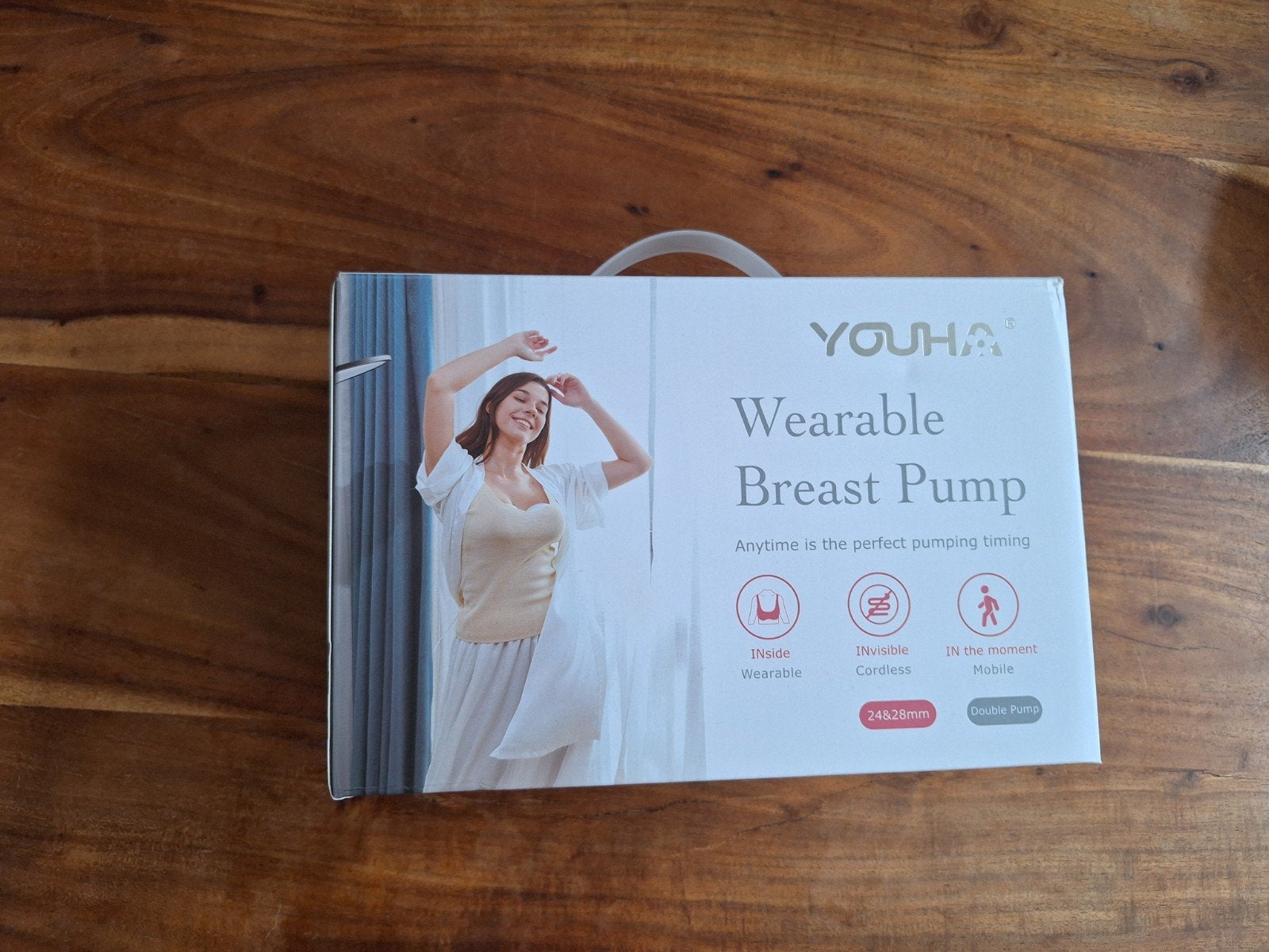 Youha Wearable Borstkolf - Dubbelzijdig & Draadloos, Ophalen of Verzenden, Borstkolf