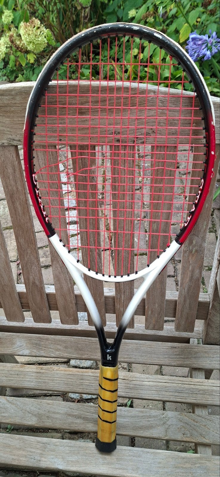Kinder tennisracket met hoes, Ophalen of Verzenden, Gebruikt, Racket, Overige merken