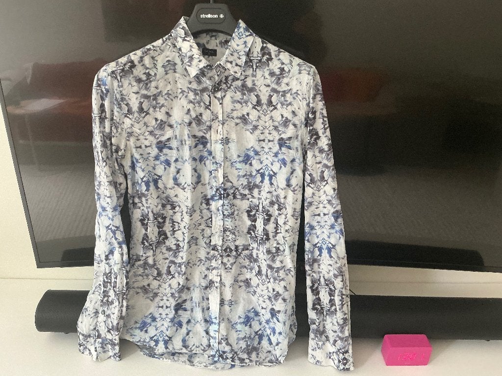 Paul Smith shirt maat small, Paul Smith, Blauw, Halswijdte 38 (S) of kleiner, Ophalen of Verzenden