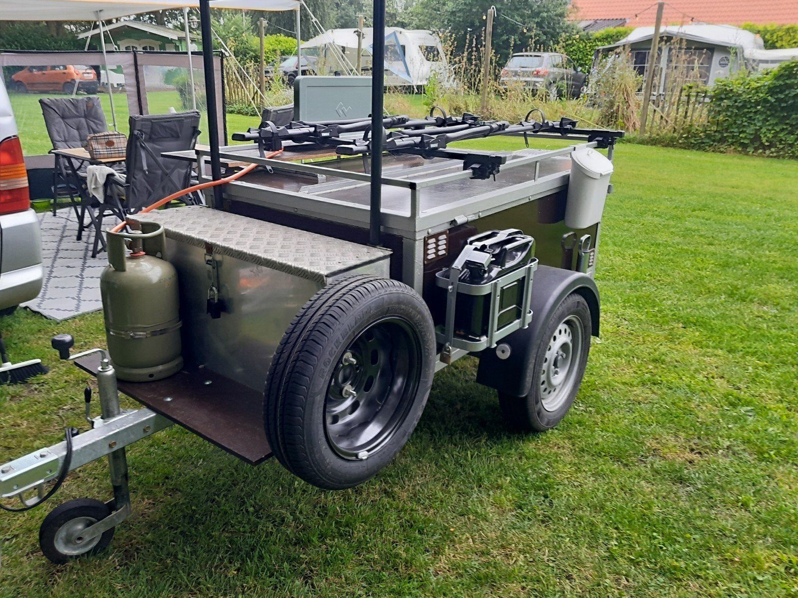 bagagewagen offroad offgrid aanhanger, Ophalen, Zo goed als nieuw