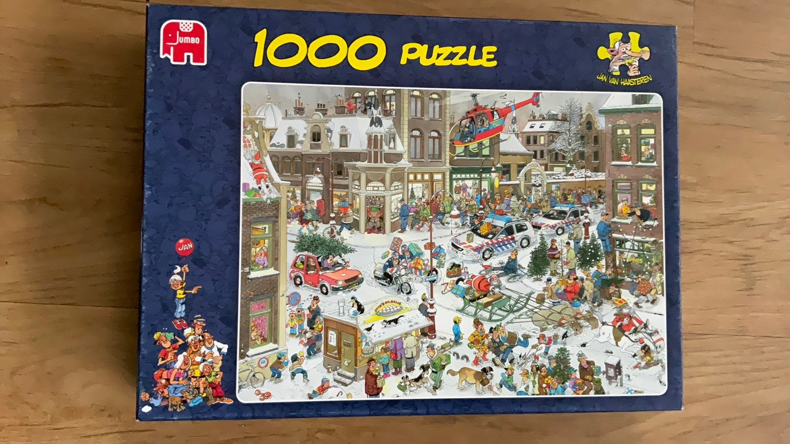 Mooie van Haasteren Kerst legpuzzel 1000 stukjes, Ophalen, 500 t/m 1500 stukjes, Zo goed als nieuw