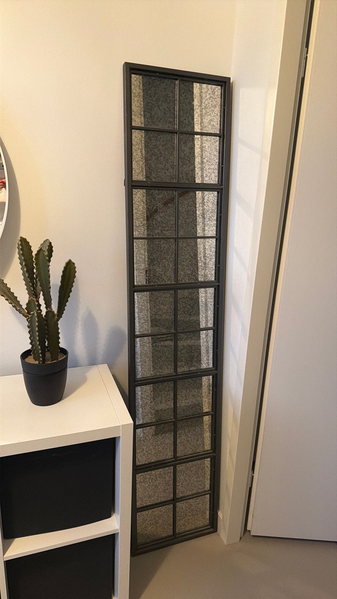 Gietijzer decoratie spiegel, Ophalen, Rechthoekig, Minder dan 50 cm, Minder dan 100 cm