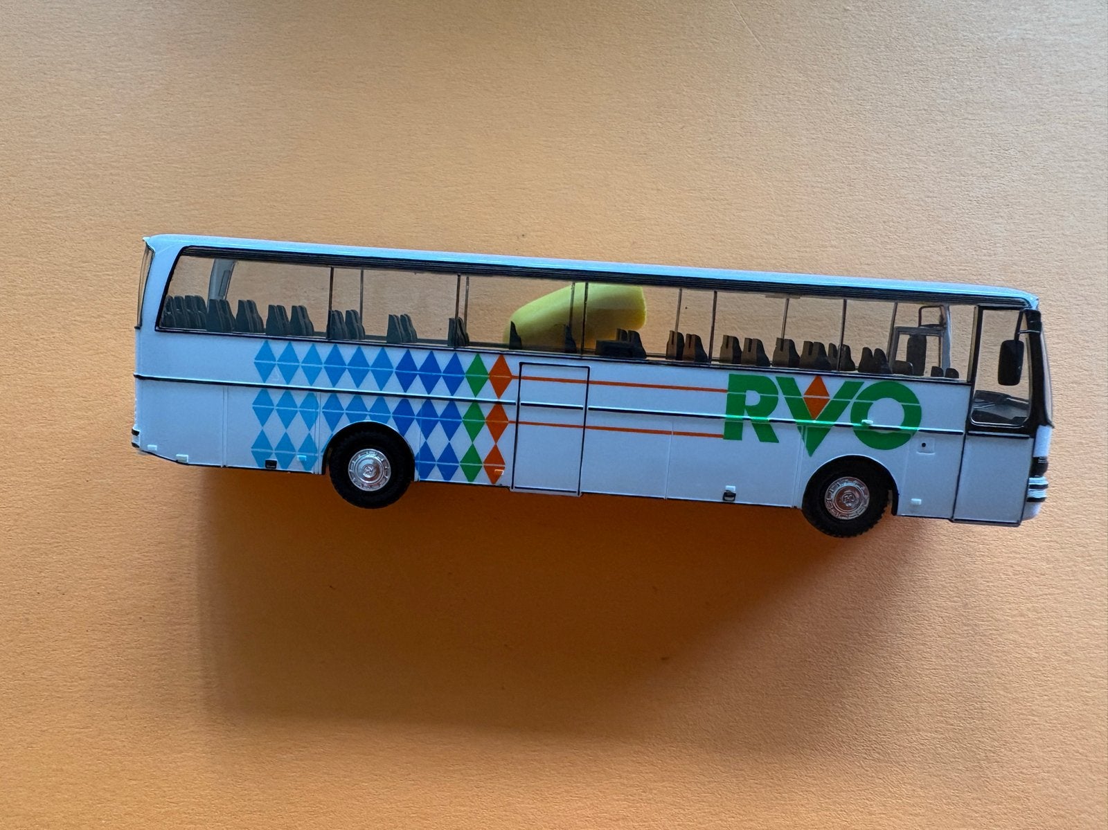 HERPA		Kassbohrer Setra S215 RVO	1/87	H0, Verzenden, Zo goed als nieuw, Bus of Vrachtwagen, Herpa