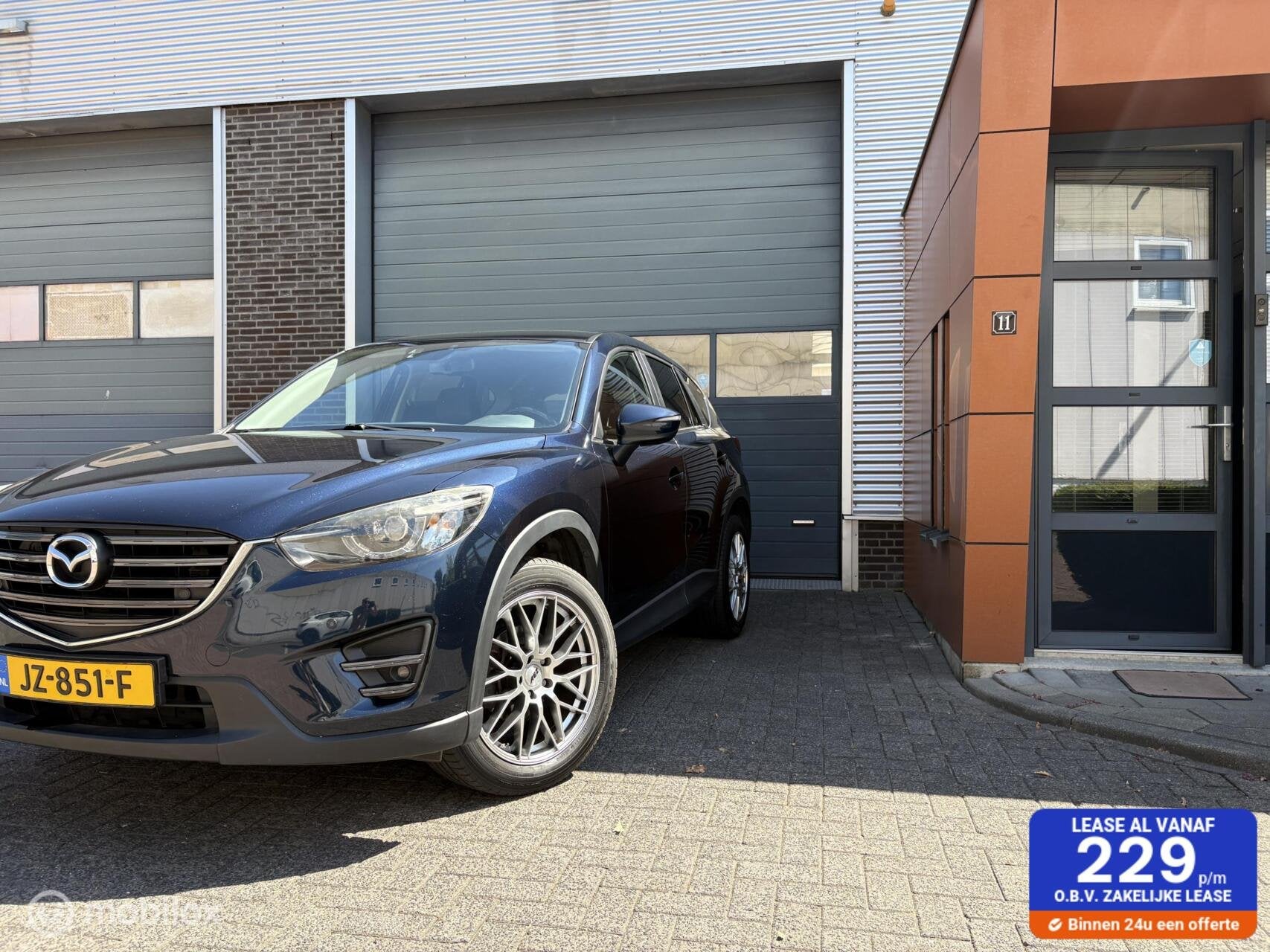 Mazda CX-5 2.0 SkyActiv-G 165 Skylease GT 2WD, Auto's, Mazda, 1998 cc, 4 cilinders, 700 kg, Blauw