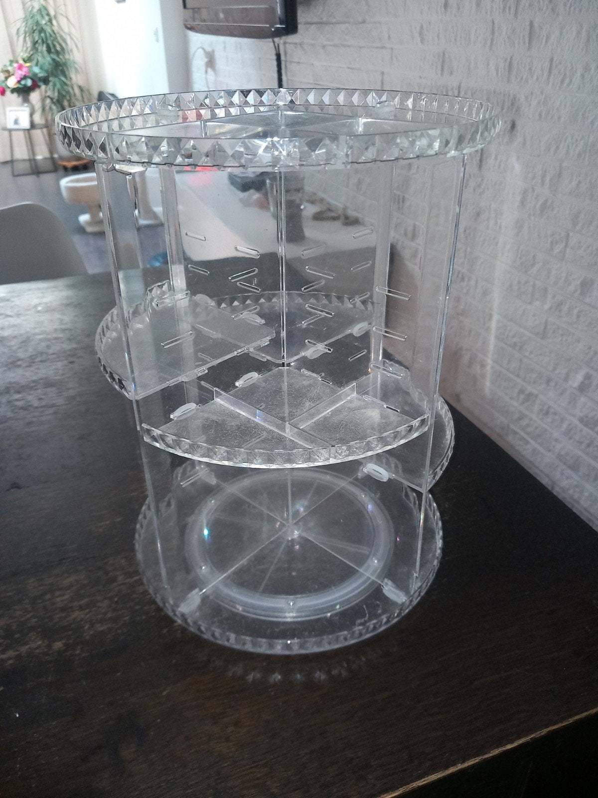 Draaibaar make-up rekje / organizer, Sieraden, Tassen en Uiterlijk, Beautycases, Ophalen, Zo goed als nieuw, Overige kleuren, Hardcase