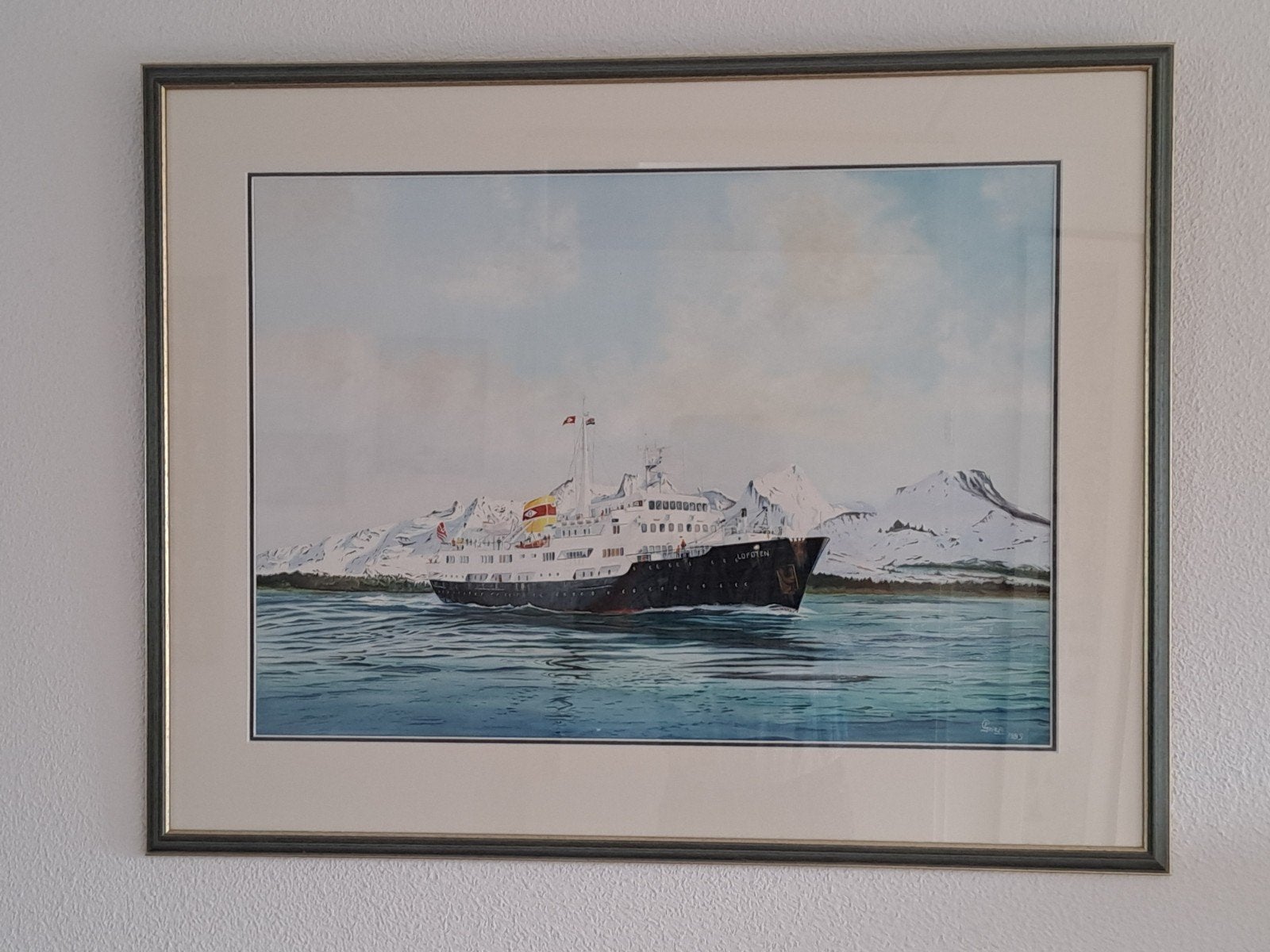 Terug denken aan de Hurtigruten, Ophalen of Verzenden