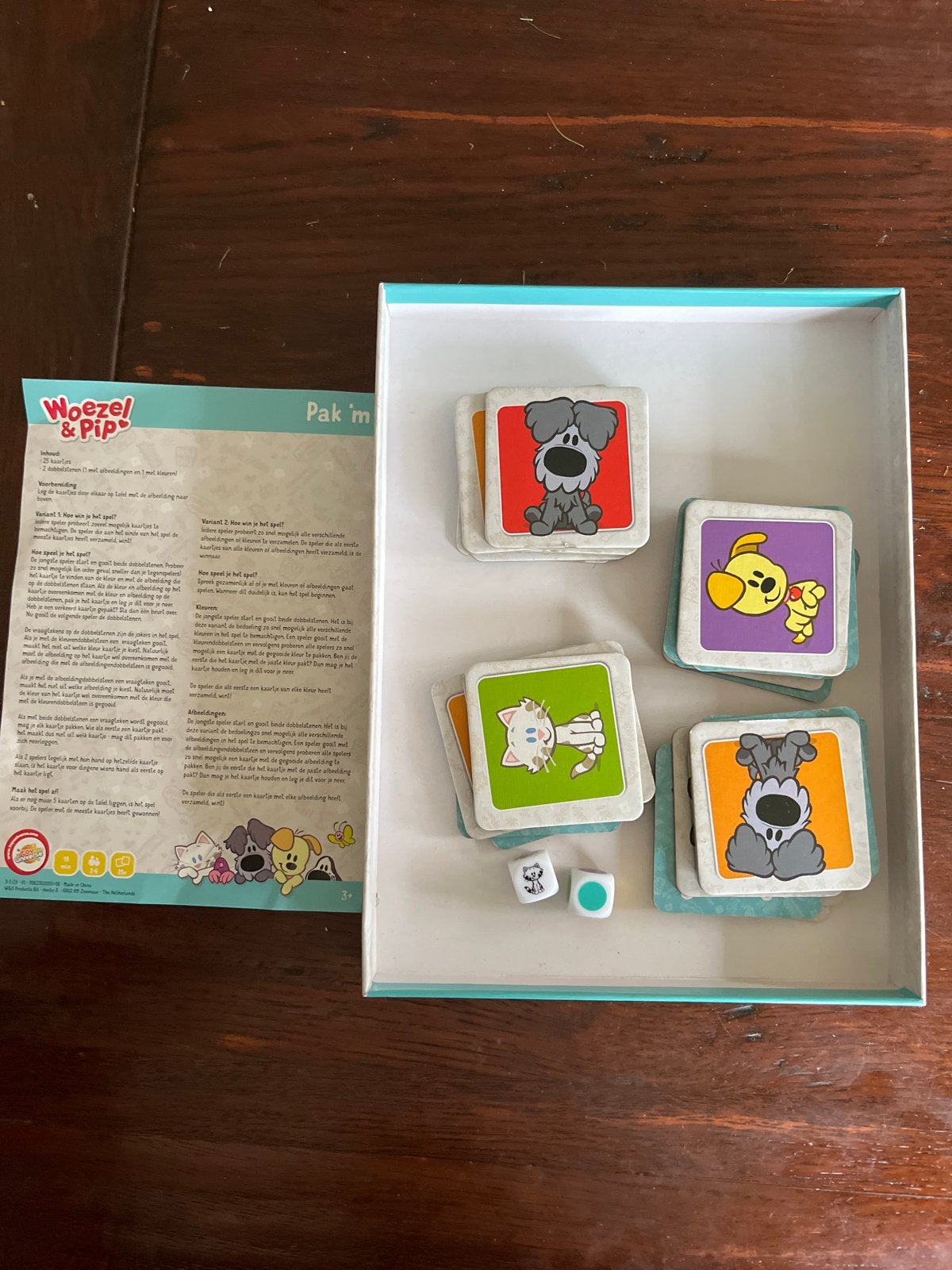 Woezel en Pip Pak 'm spel - Leuk voor jonge kinderen!, Een of twee spelers, Ophalen of Verzenden, Gebruikt