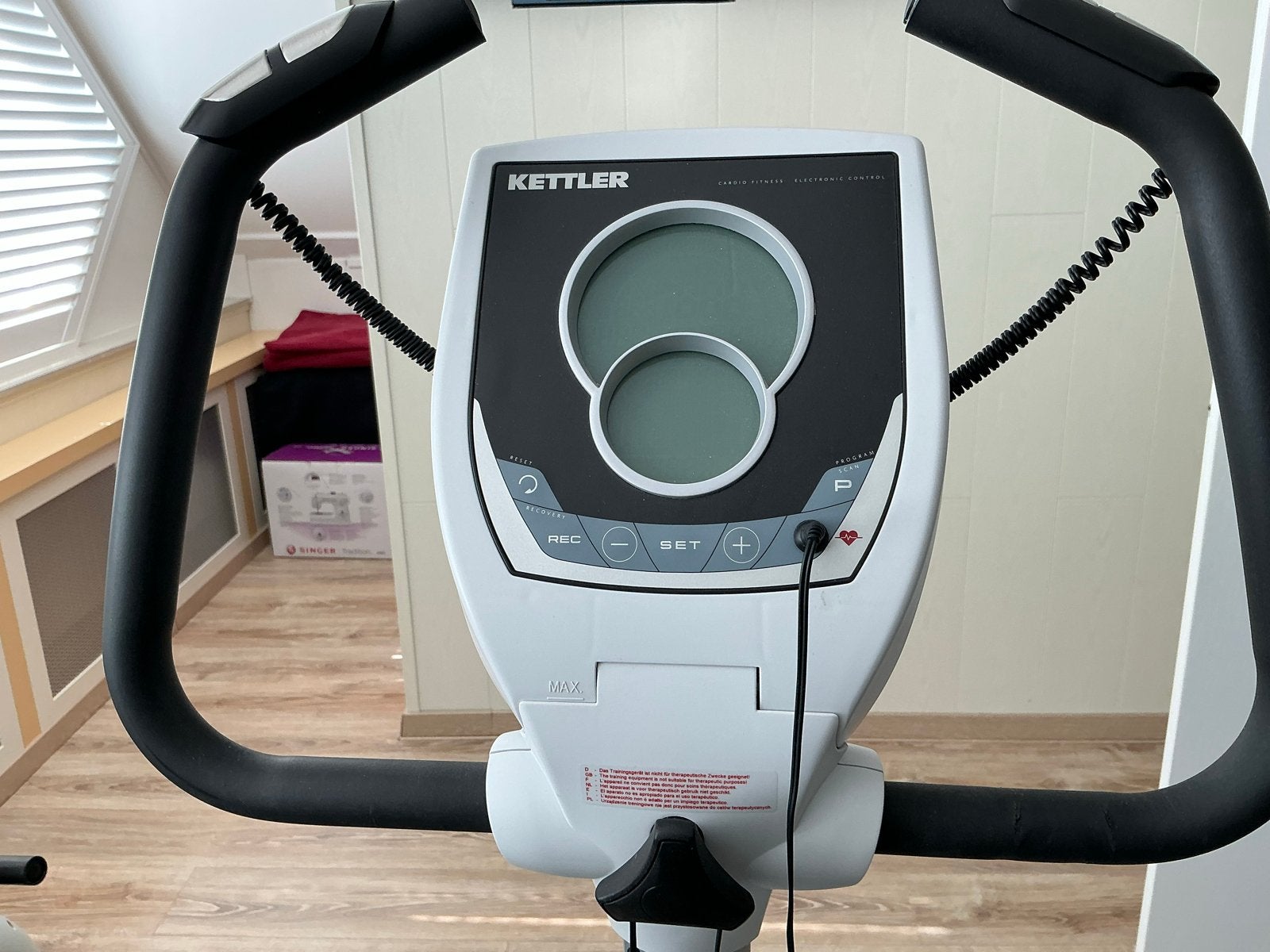 Kettler Golf P Hometrainer - gebruikt, Gebruikt, Ophalen of Verzenden, Metaal, Benen