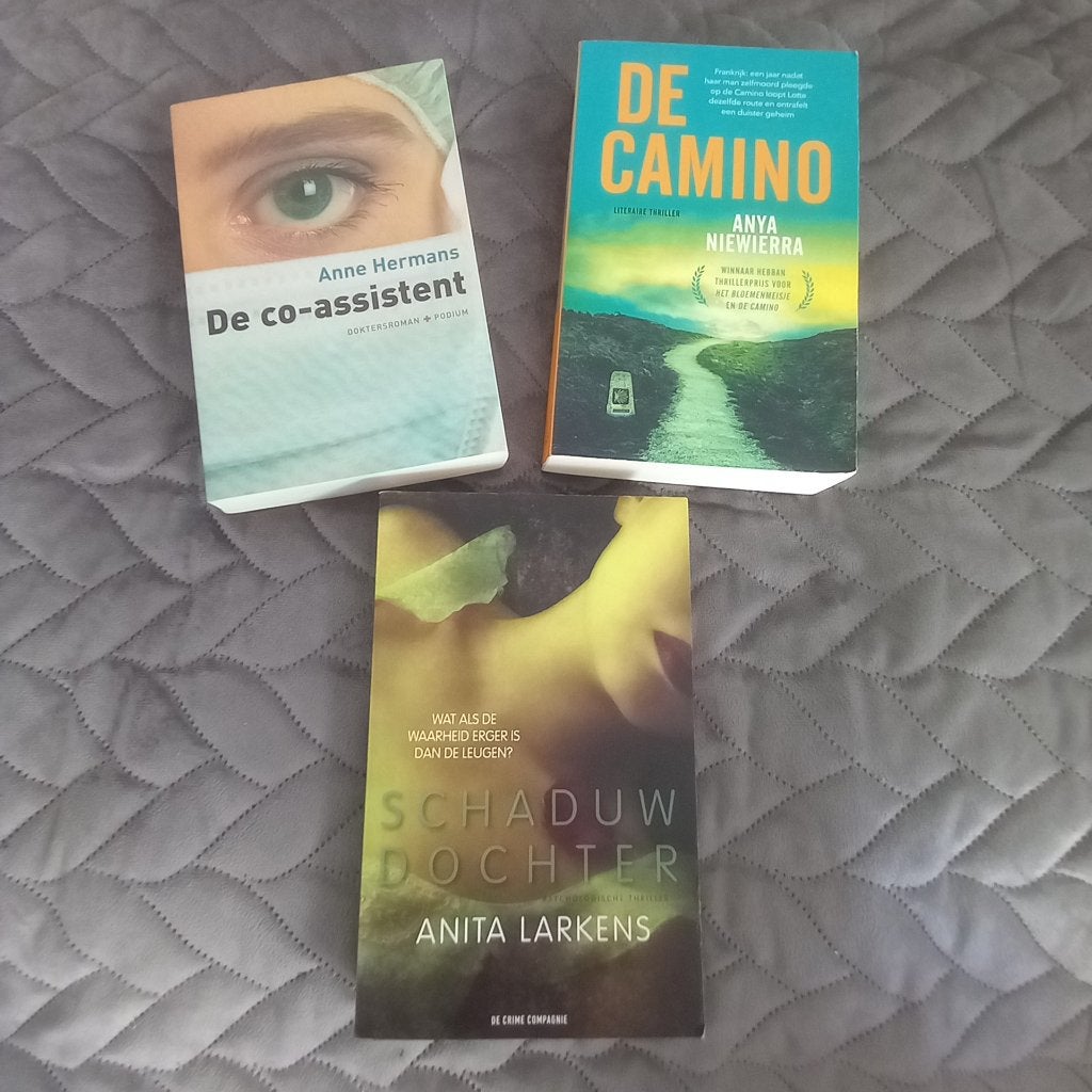 De Camino, Schaduw Dochter, De Co-Assistent,, Boeken, Ophalen of Verzenden, Zo goed als nieuw, Diverse auteurs, Nederland