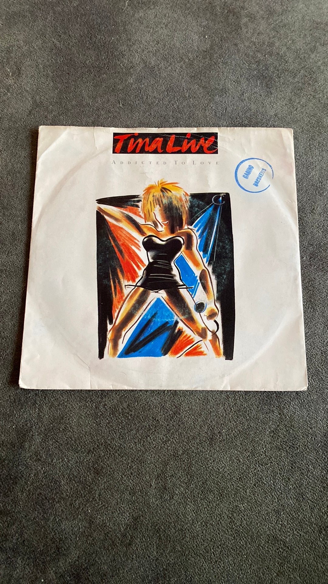 Vinyl single Tina Turner - Addicted to love, Ophalen of Verzenden, Zo goed als nieuw, Pop