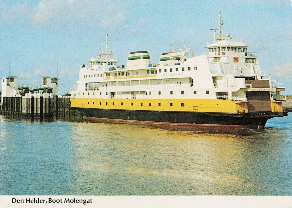 Den Helder Boot Molengat v.v. Oudeschild  47, Ophalen of Verzenden, 1980 tot heden, Ongelopen, Overige thema's