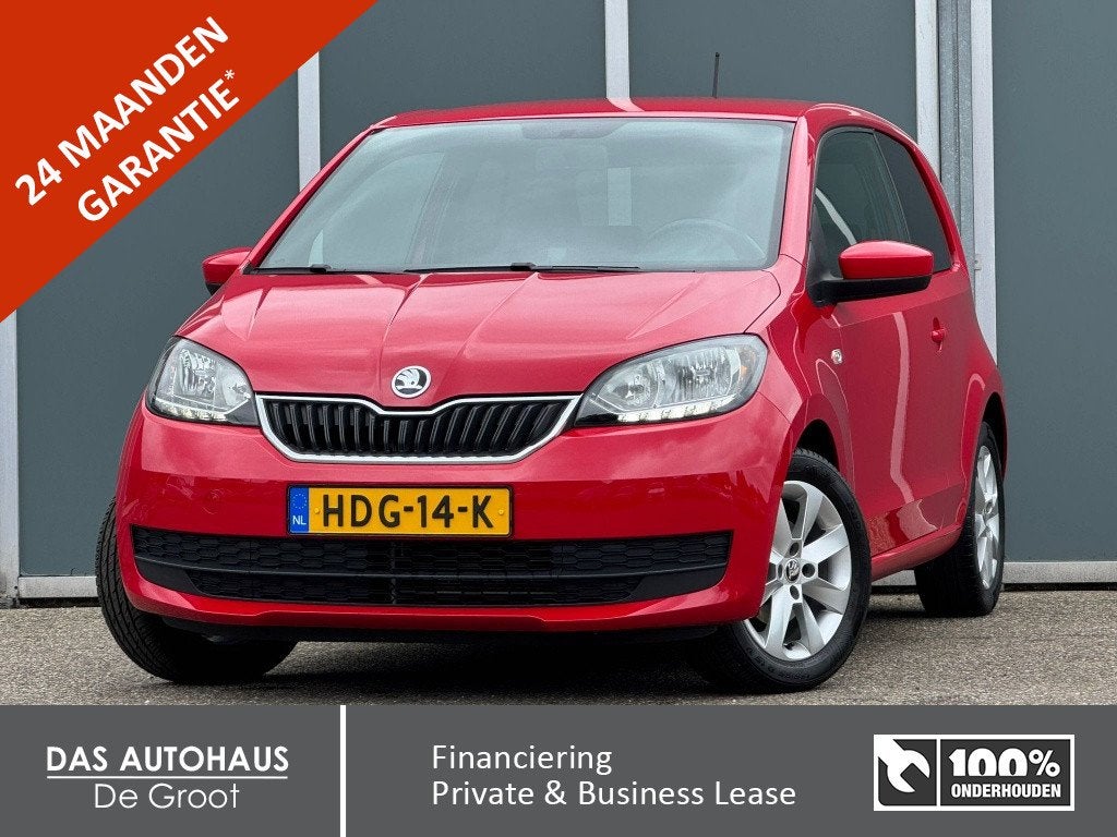 Skoda Citigo 1.0MPI 60pk Clever | Climate | Cruise | LED | P, Auto's, Skoda, Bedrijf, Te koop, Citigo, ABS, Airbags, Airconditioning
