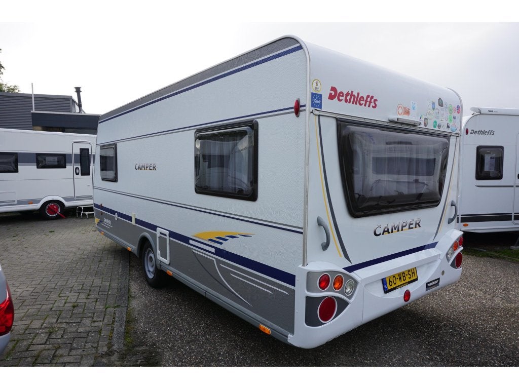 Dethleffs Camper 510 V 2 bedden,tent,luifel, Caravans en Kamperen, Rondzit, Bedrijf, 2 aparte bedden, Dethleffs