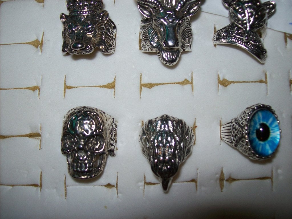 Ringen Zilvertint Metaal Aparte modellen Maat 20 Nu 2 v 8,00, Sieraden, Tassen en Uiterlijk, Ringen, 20 of groter, Nieuw, Dame of Heer