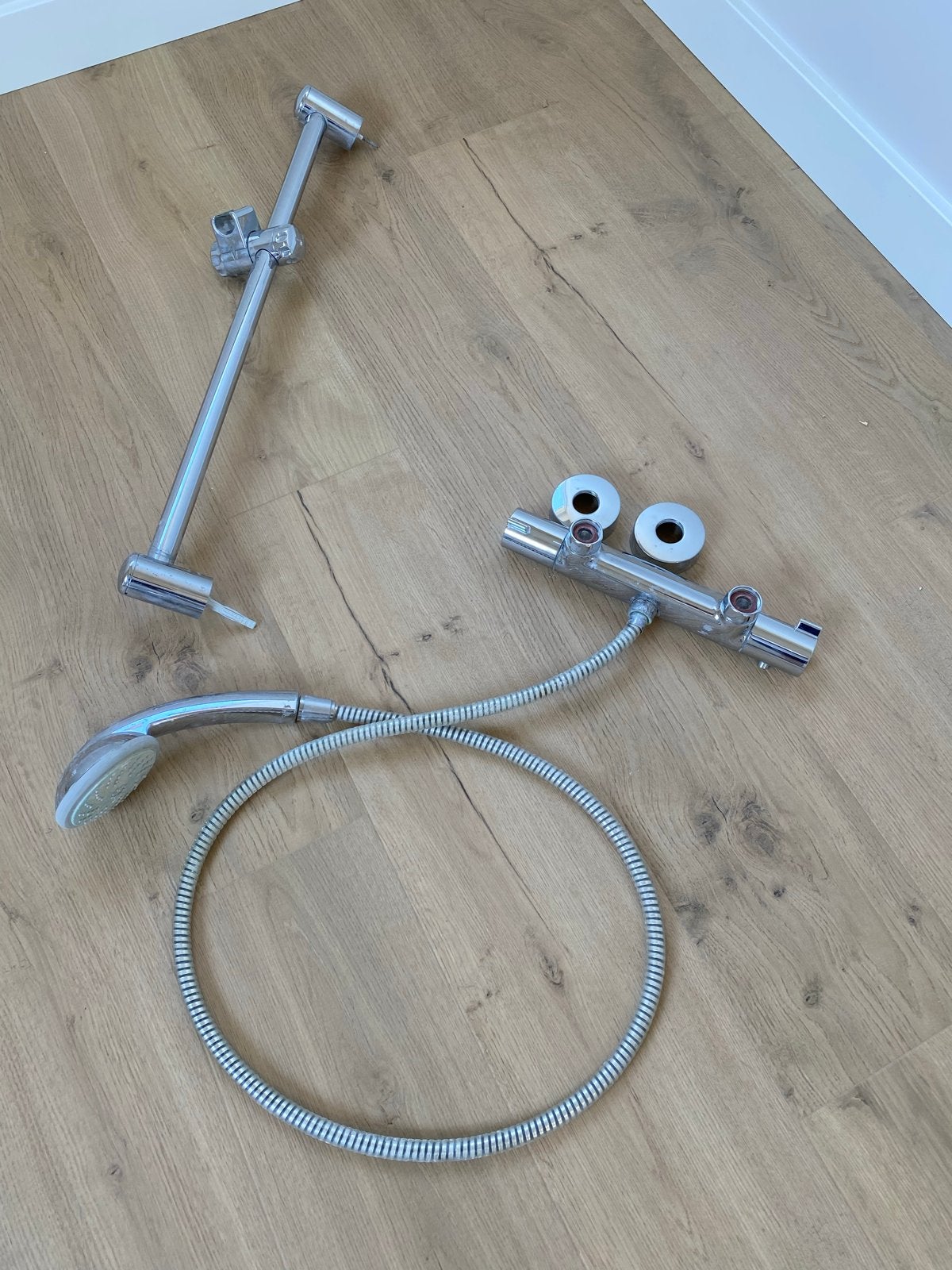 Hansgrohe Doucheset met Thermostatische Kraan, Ophalen, Gebruikt, Chroom, Douche