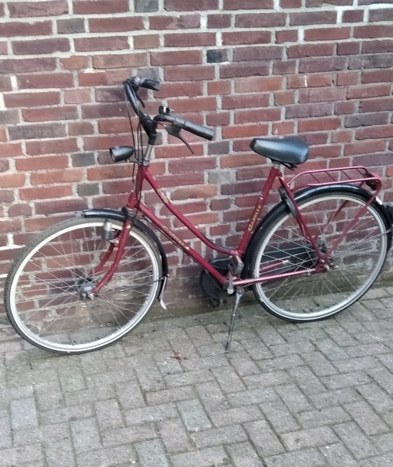 stations fiets, dames, Gazelle, 57 cm, Ophalen, Gebruikt, Versnellingen, 56 cm of meer