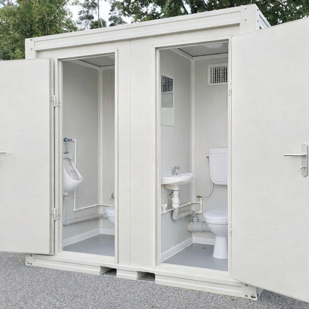 Mobiele Toilet Unit, Douche Unit, Combi Unit Te Koop vanaf, Ophalen of Verzenden, Nieuw, Chroom, Toilet