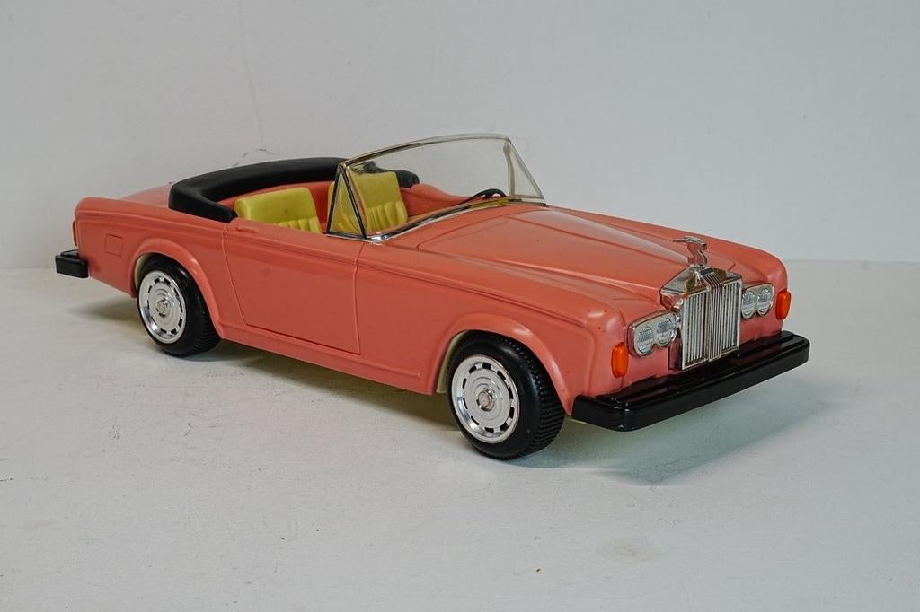 Vintage jaren '80 roze Rolls Royce cabriolet speelgoedauto., Ophalen of Verzenden, Gebruikt