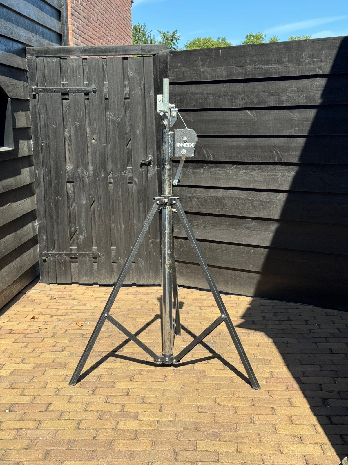 Wind up statief, Ophalen, Zo goed als nieuw, Licht