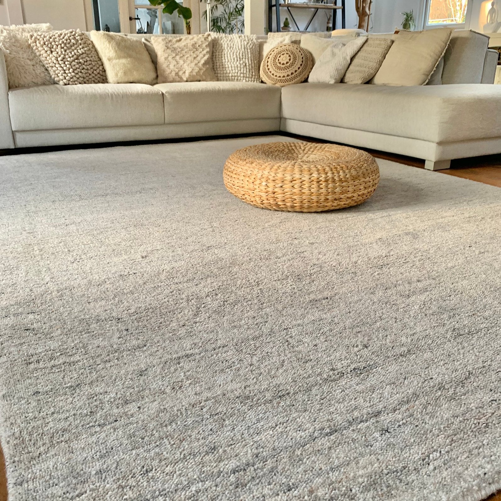 MINDER DUUR!! - wol berber xxl vloerkleed - fotoshoot, Huis en Inrichting, Stoffering | Tapijten en Kleden, Ophalen, Grijs, 200 cm of meer