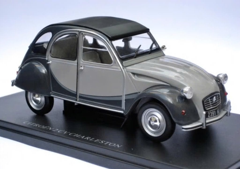 CITROEN 2CV Charleston GRIJS 1/24 Collection Citroen # 60