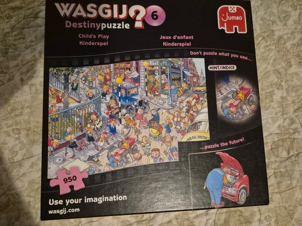 Wasgij Destiny 6: Child's Play (950 stukjes), Ophalen of Verzenden, 500 t/m 1500 stukjes, Gebruikt, Legpuzzel