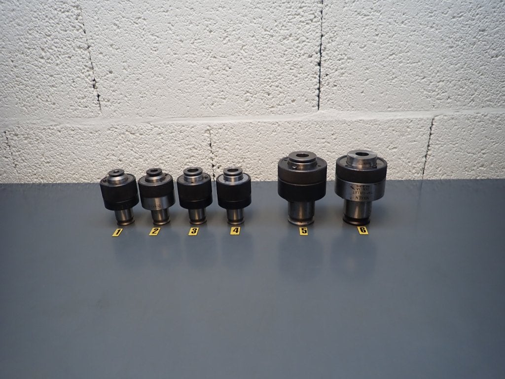 Nikken ZK24 ZK38 Tap potten M12 t/m M27 , 30mm + 45mm opname, Doe-het-zelf en Verbouw, Draaibanken, Niet ingevuld, Gebruikt, Niet ingevuld