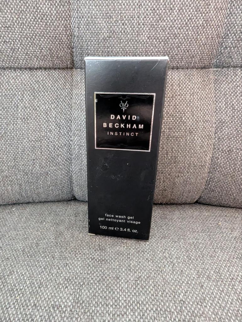 David Beckham Instinct Face Wash Gel 100ml, Ophalen of Verzenden, Nieuw, Overige typen